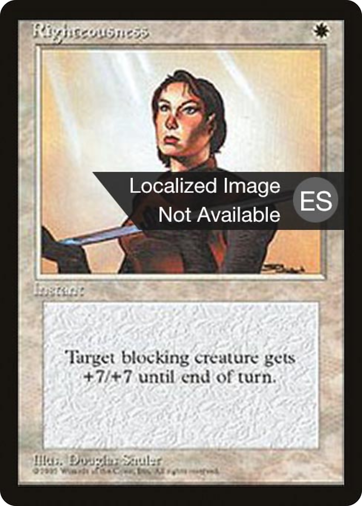 Image of Righteousness (4BB-) - Fourth Edition Foreign Black Border