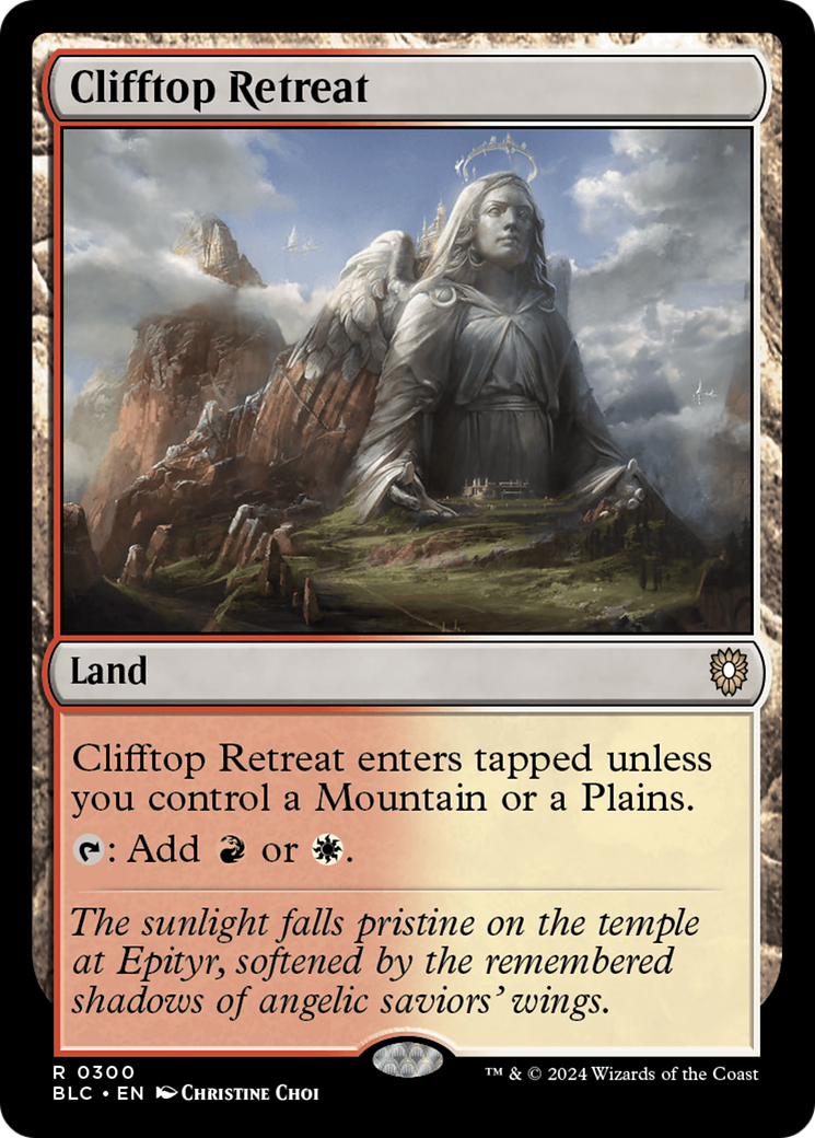 Image of Clifftop Retreat (BLC-300) - Bloomburrow Commander