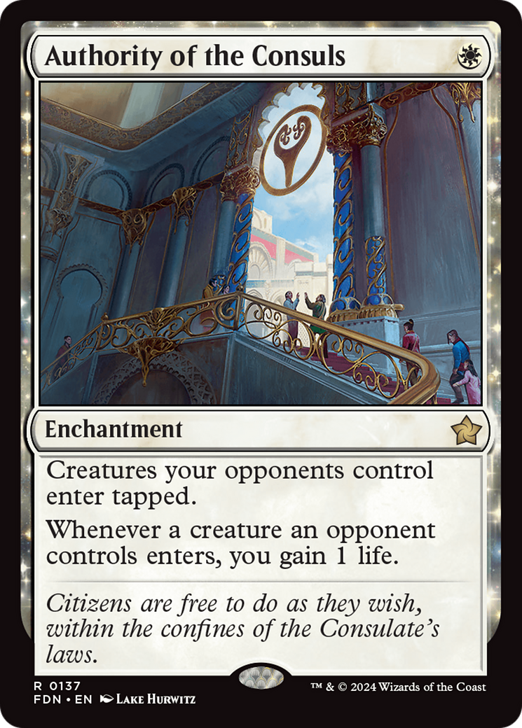 Image of Authority of the Consuls (FDN-137) - Foundations: (enchantment)