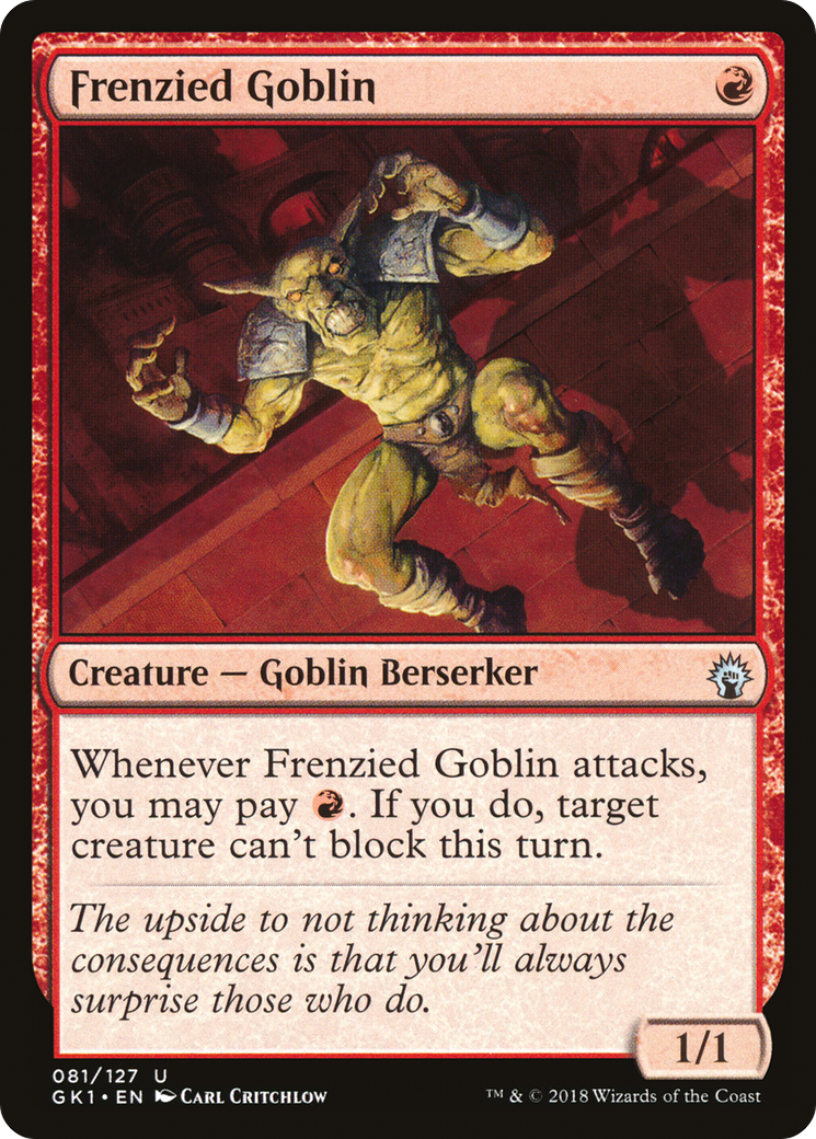 Image of Frenzied Goblin (GR1-081) - GRN Guild Kit