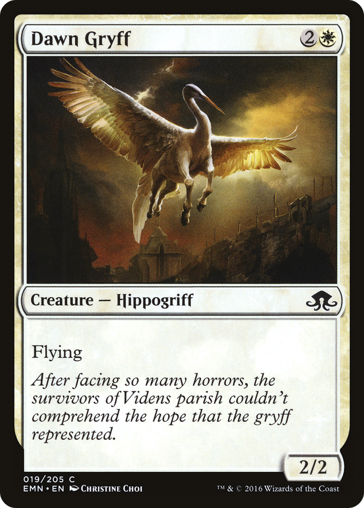 Image of Dawn Gryff (EMN-019) - Eldritch Moon Foil