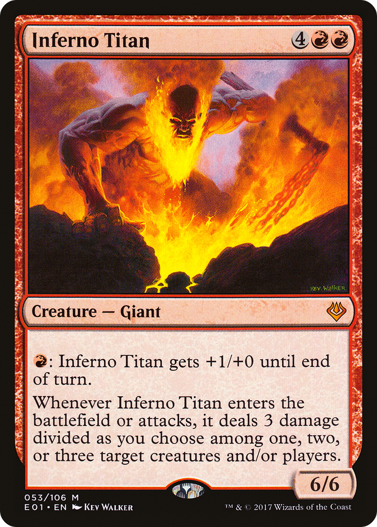 Image of Inferno Titan (AC2-053) - Archenemy: Nicol Bolas