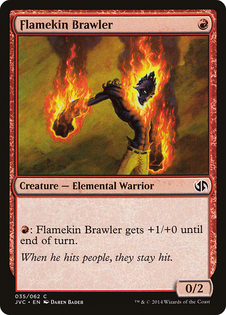 Image of Flamekin Brawler (DD3-035) - Duel Decks Anthology: Jace vs. Chandra