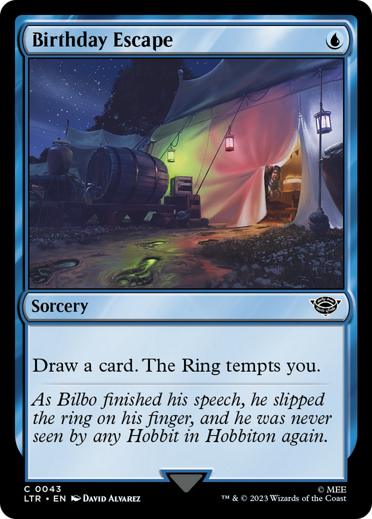 Image of Birthday Escape (LTR-043) - The Lord of the Rings: Tales of Middle-earth Foil