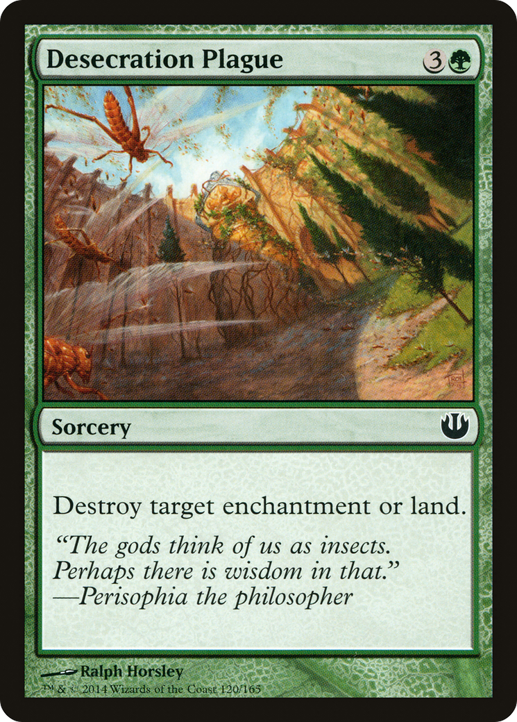 Image of Desecration Plague (JOU-120) - Journey into Nyx Foil
