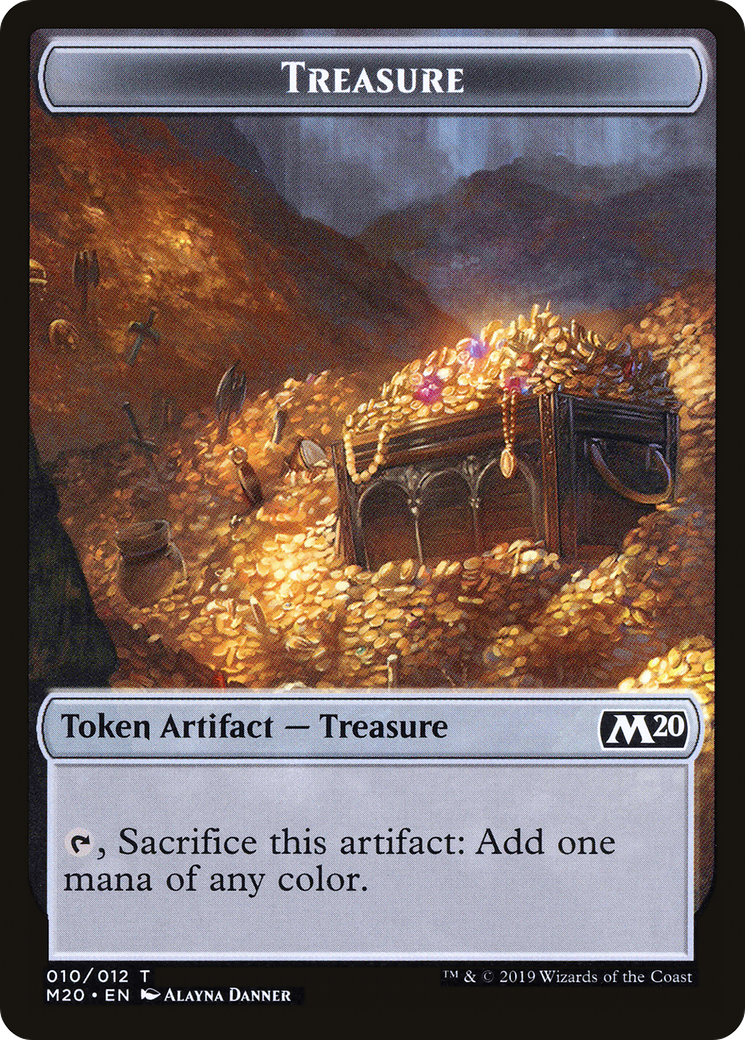 Image of Treasure Token (M20-010) - Core Set 2020 Tokens