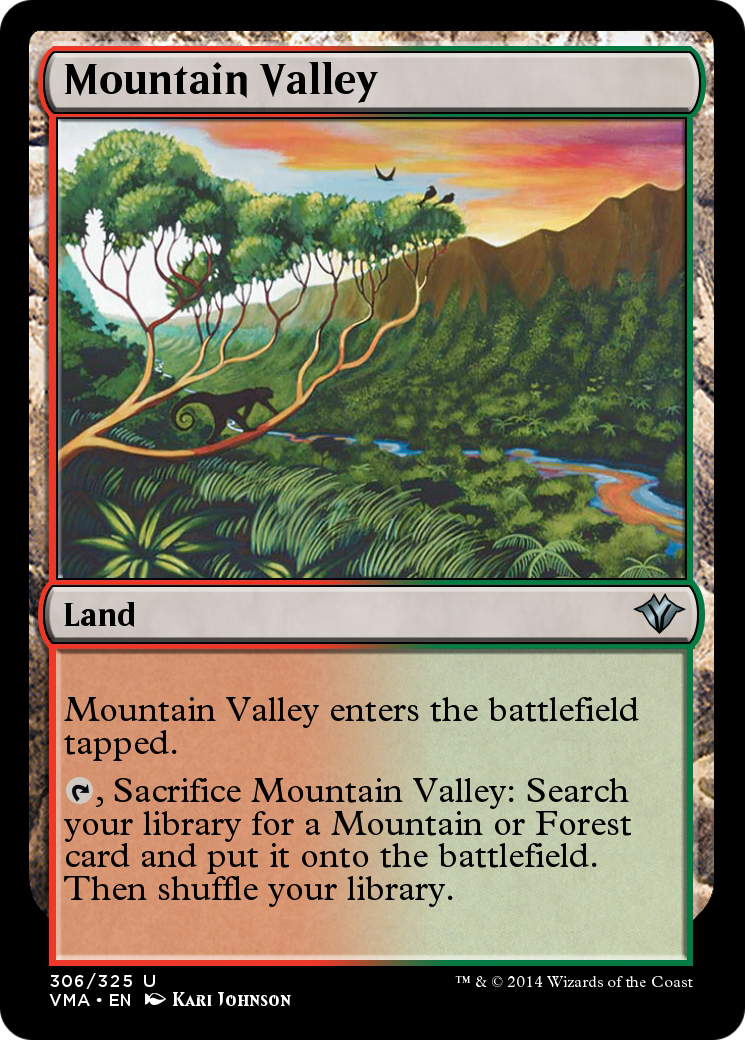 Image of Mountain Valley (VMA-306) - Vintage Masters Foil