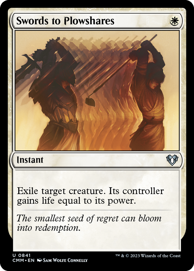 Image of Swords to Plowshares (CMM-841) - Commander Masters