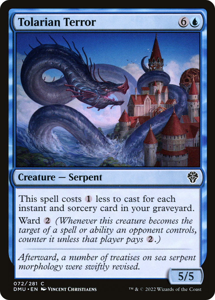 Image of Tolarian Terror (DMU-072) - Dominaria United Foil