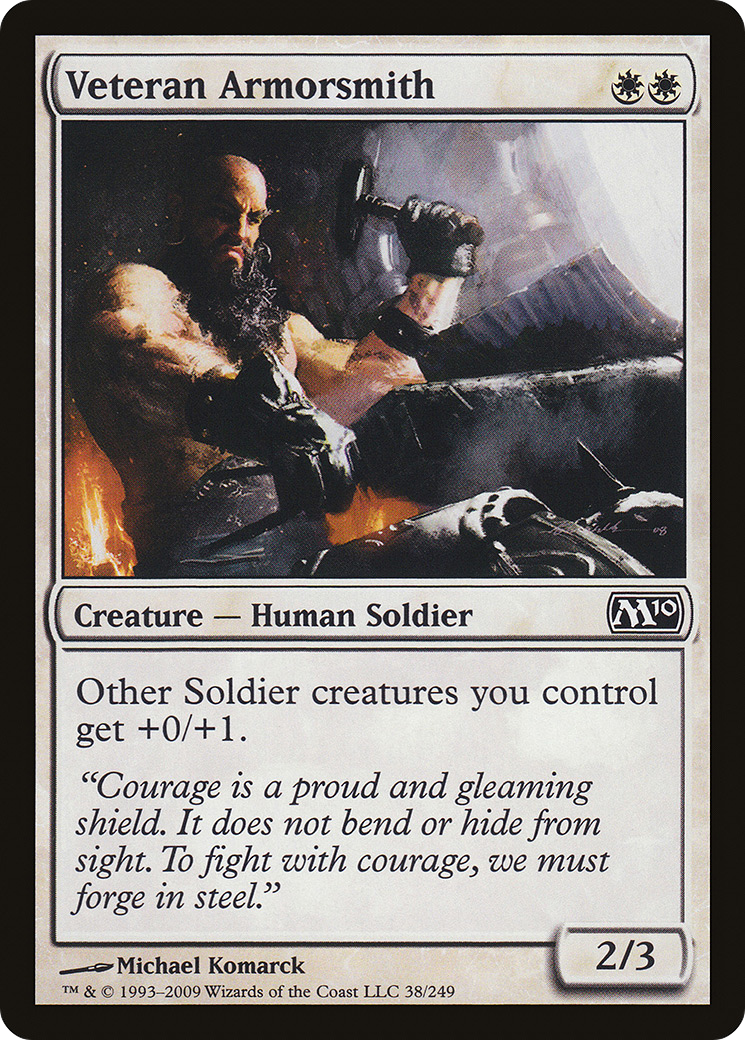 Image of Veteran Armorsmith (M10-038) - Magic 2010