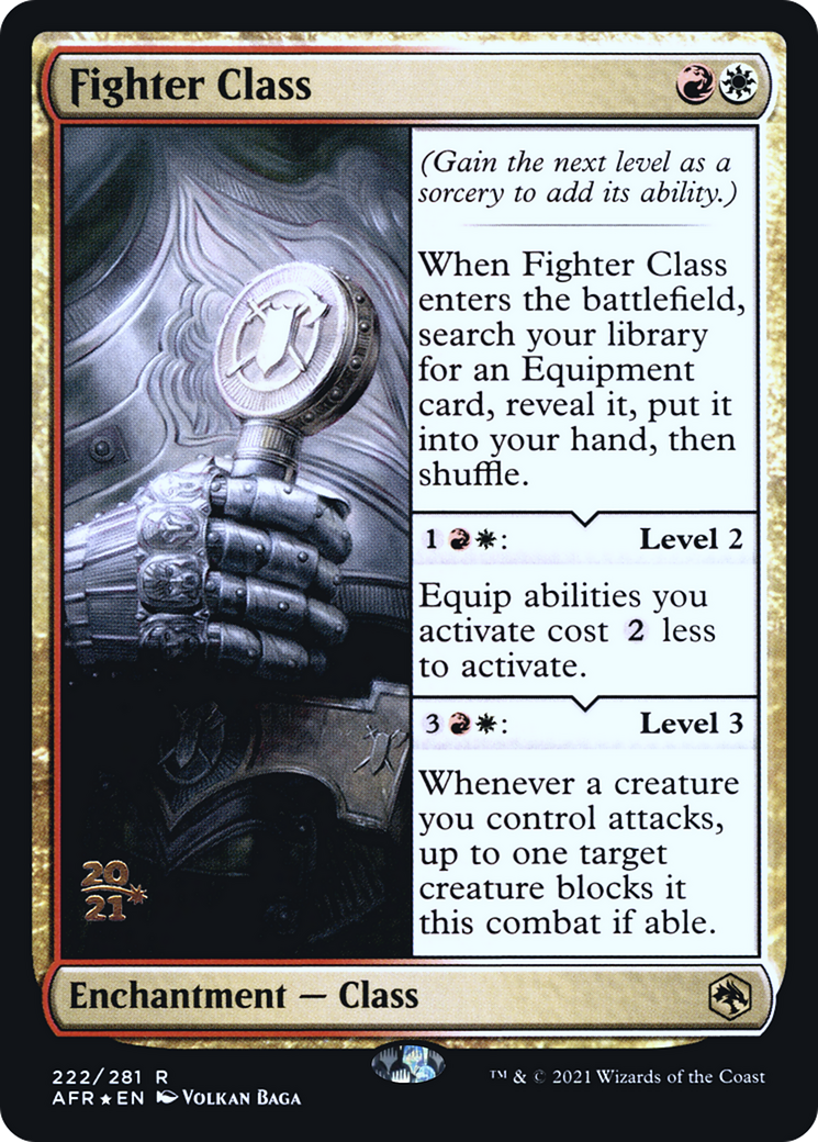 Image of Fighter Class (PRE-222) - Adventures in the Forgotten Realms Promos Foil