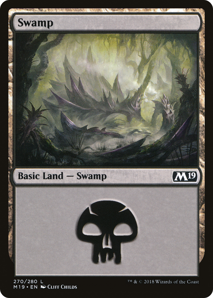 Image of Swamp (270) (M19-270) - Core Set 2019