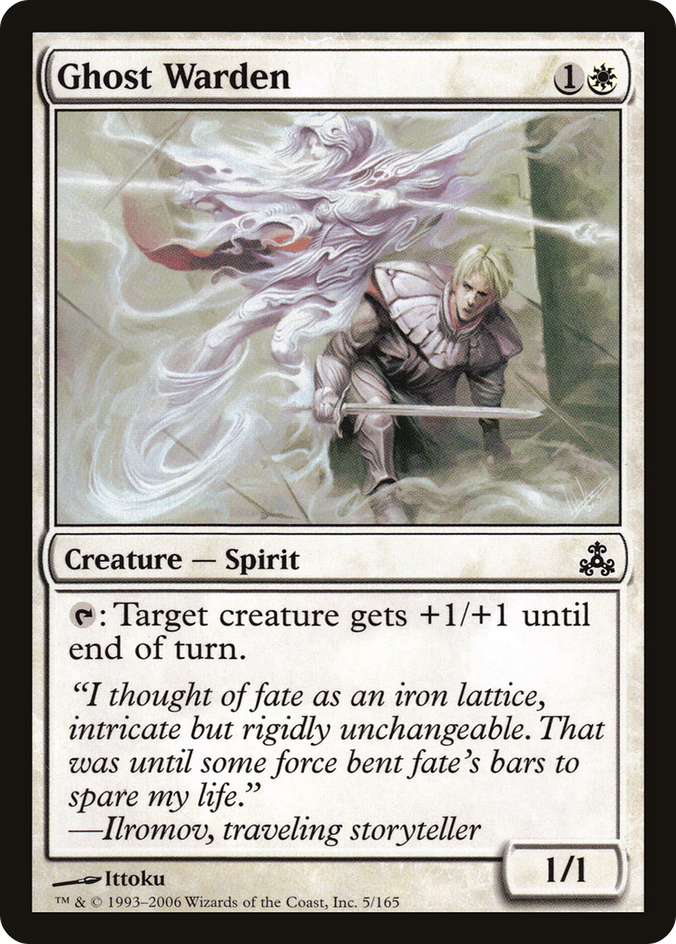 Image of Ghost Warden (GPT-005) - Guildpact Foil