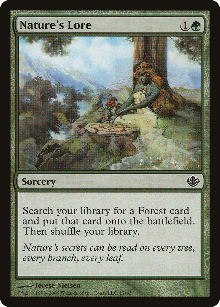 Image of Nature's Lore (DDD-017) - Duel Decks: Garruk vs. Liliana