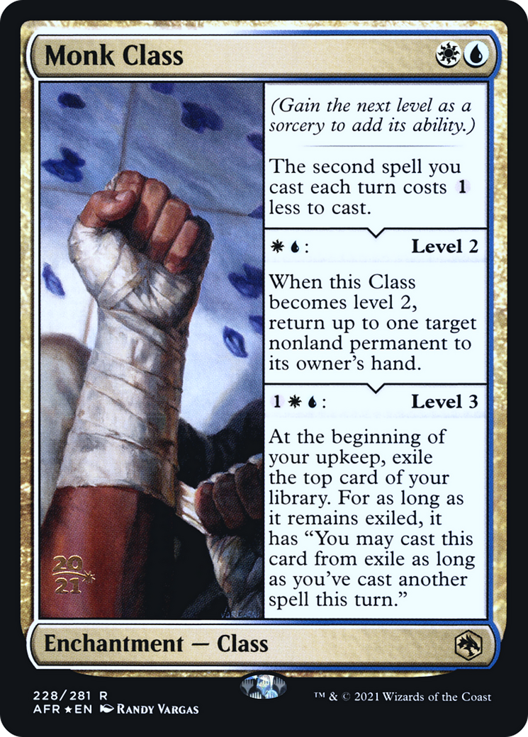 Image of Monk Class (PRE-228) - Adventures in the Forgotten Realms Promos Foil
