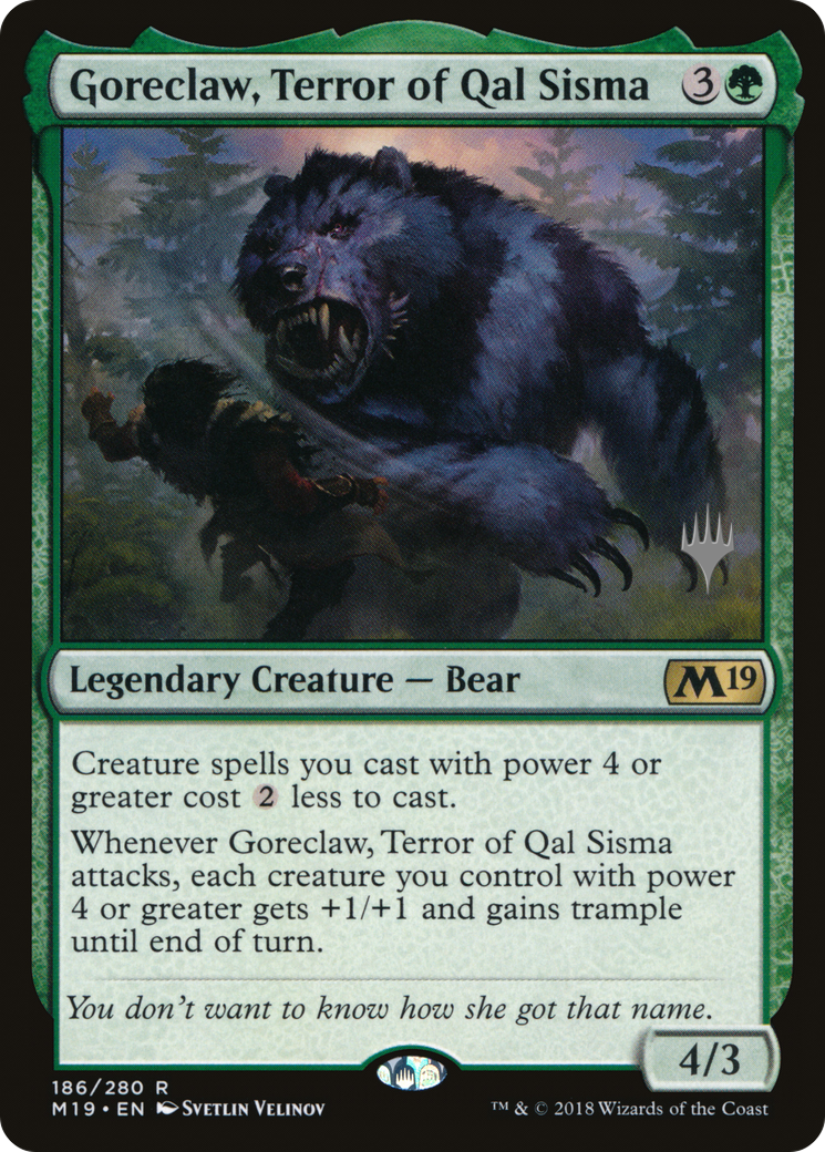 Image of Goreclaw, Terror of Qal Sisma (PPM20-186) - Core Set 2019 Promos
