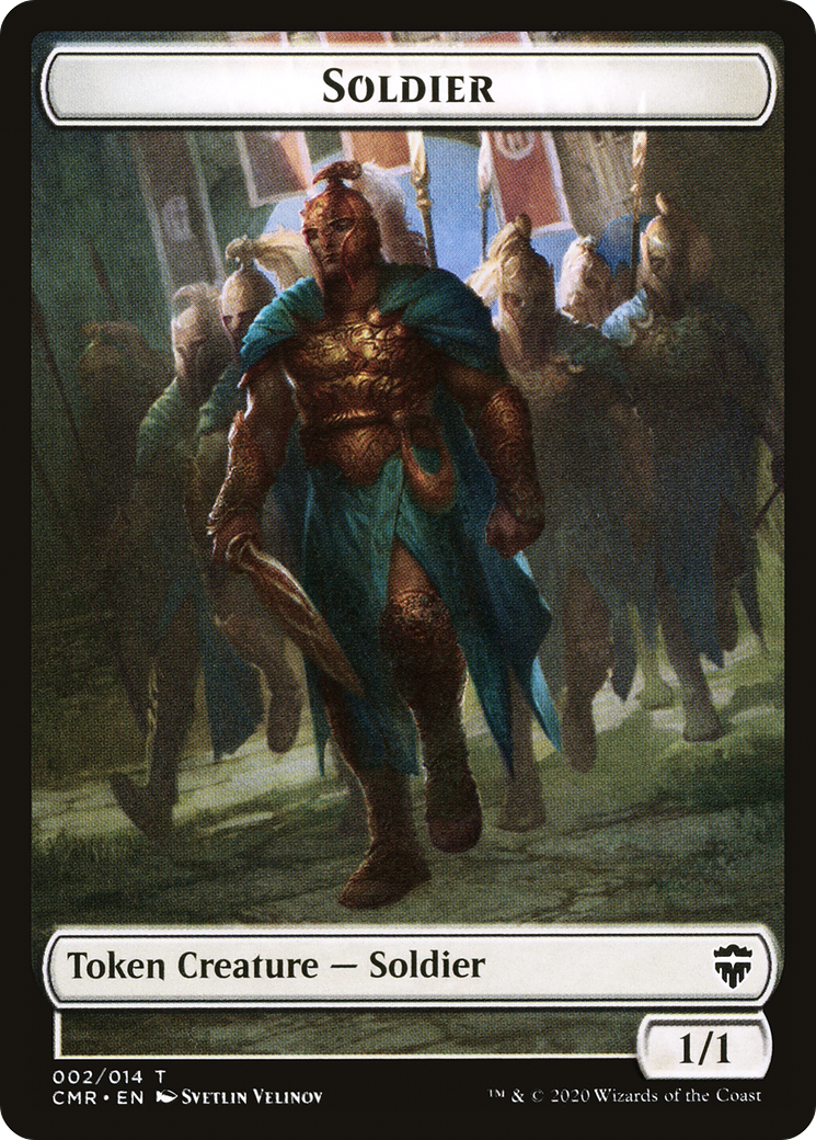 Image of Soldier Token (CMR-002) - Commander Legends Tokens