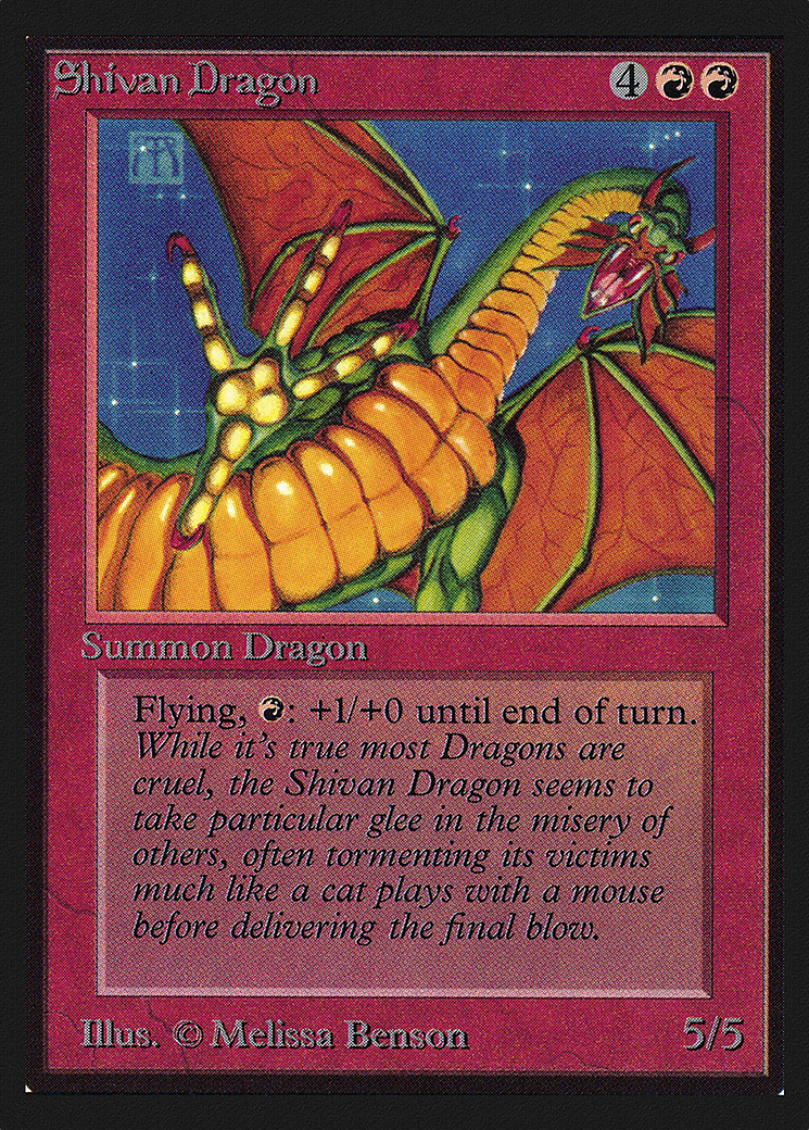 Image of Shivan Dragon (IE) (IED-) - Intl. Collectors' Edition