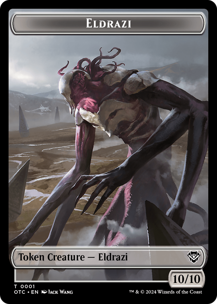 Image of Eldrazi (TOTC-001) - Outlaws of Thunder Junction Commander Tokens Foil