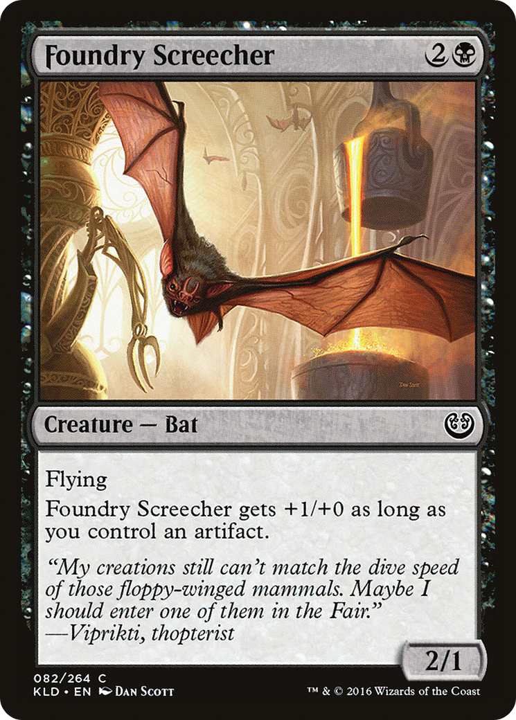 Image of Foundry Screecher (KLD-082) - Kaladesh Foil
