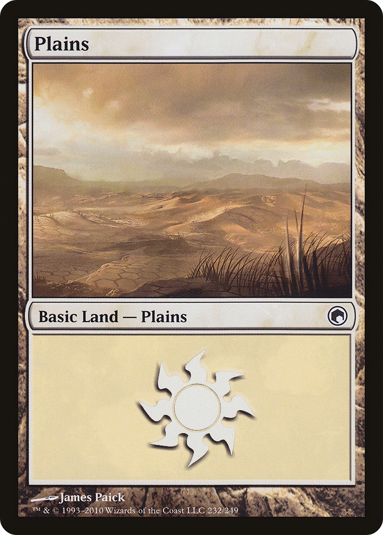 Image of Plains (232) (SOM-232) - Scars of Mirrodin