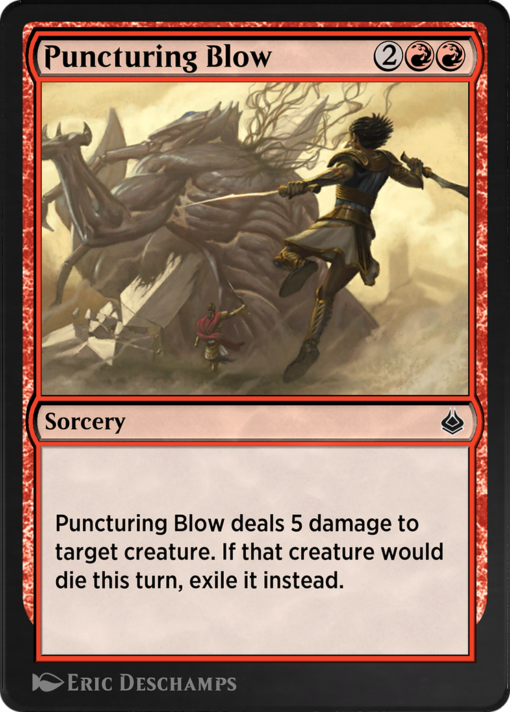 Image of Puncturing Blow (AKR-171) - Amonkhet Remastered