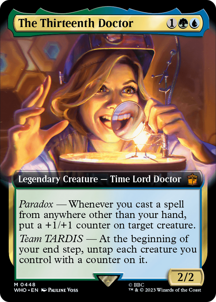 Image of The Thirteenth Doctor (Extended Art) (WHO-448) - Doctor Who: (Extended Art) Foil