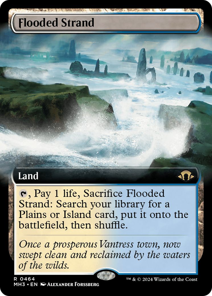 Image of Flooded Strand (Extended Art) (MH3-464) - Modern Horizons 3: (Extended Art) Foil