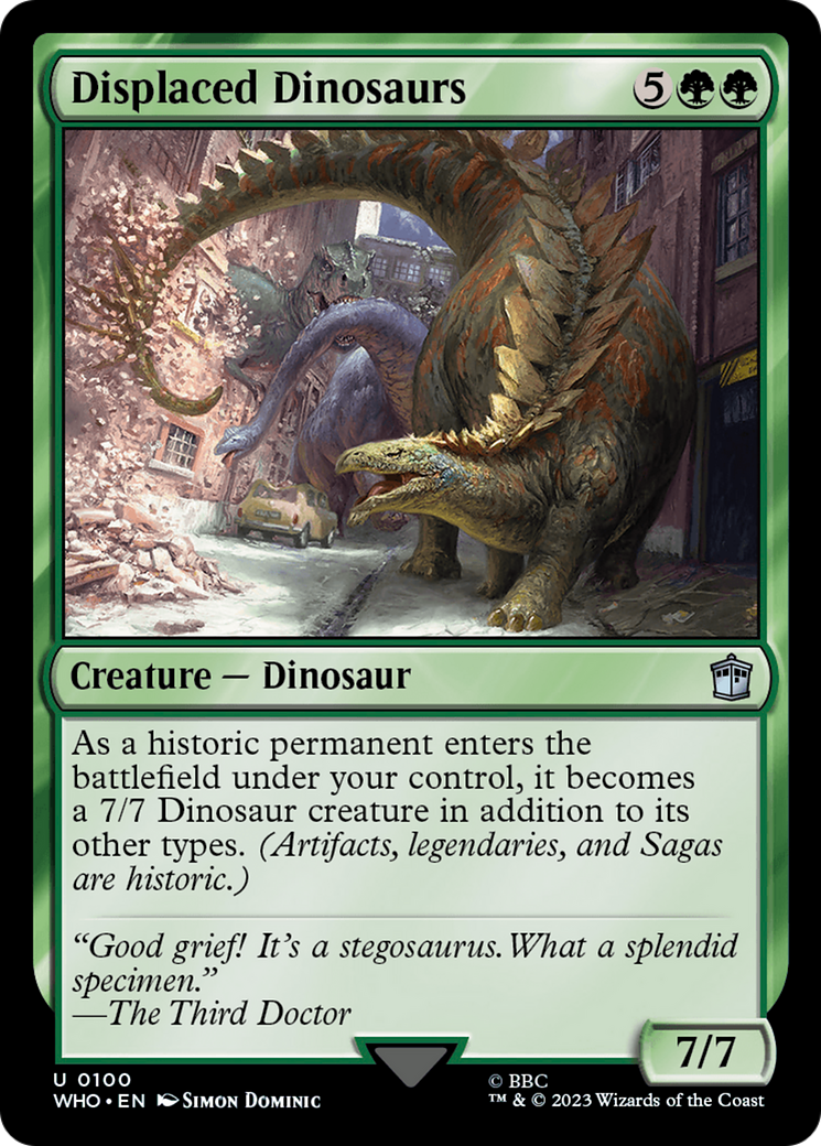 Image of Displaced Dinosaurs (WHO-100) - Doctor Who
