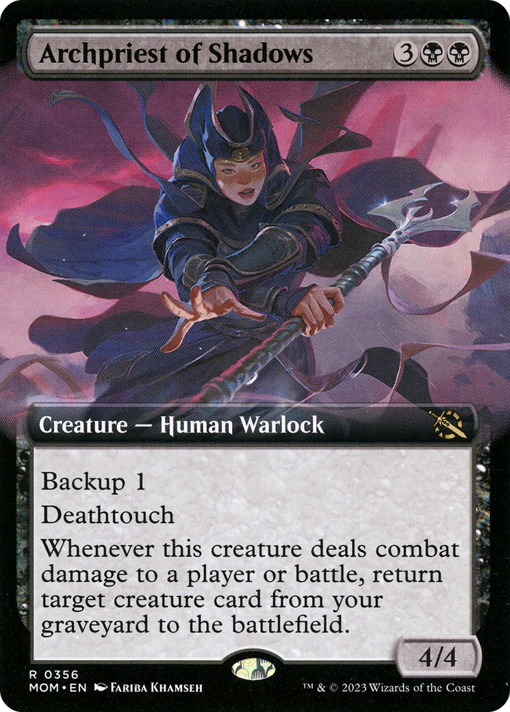 Image of Archpriest of Shadows (Extended Art) (MOM-356) - March of the Machine: (Extended Art)
