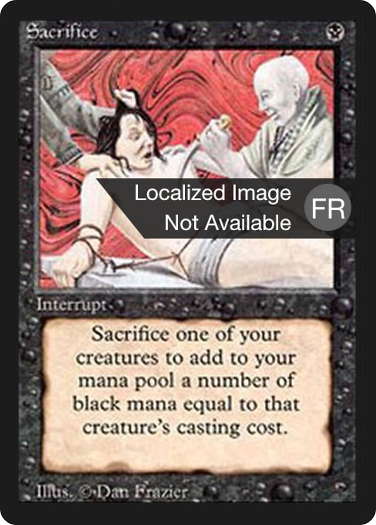 Image of Sacrifice (FBB-) - Foreign Black Border