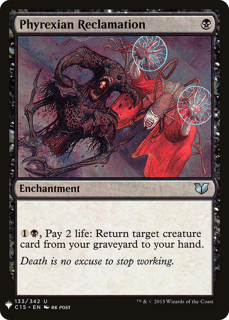 Image of Phyrexian Reclamation (LIST-133) - The List