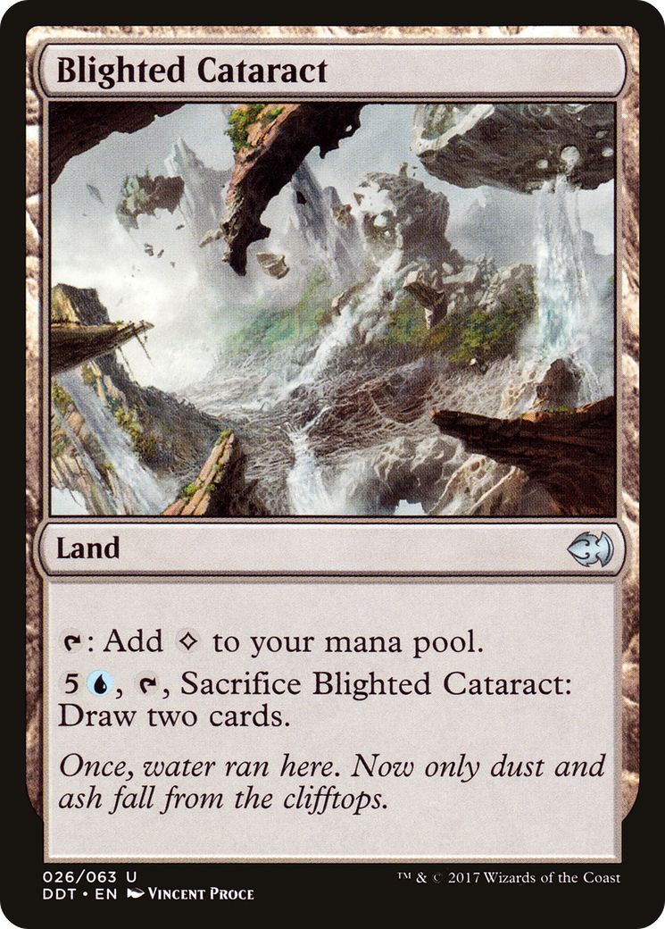 Image of Blighted Cataract (DDT-026) - Duel Decks: Merfolk vs. Goblins