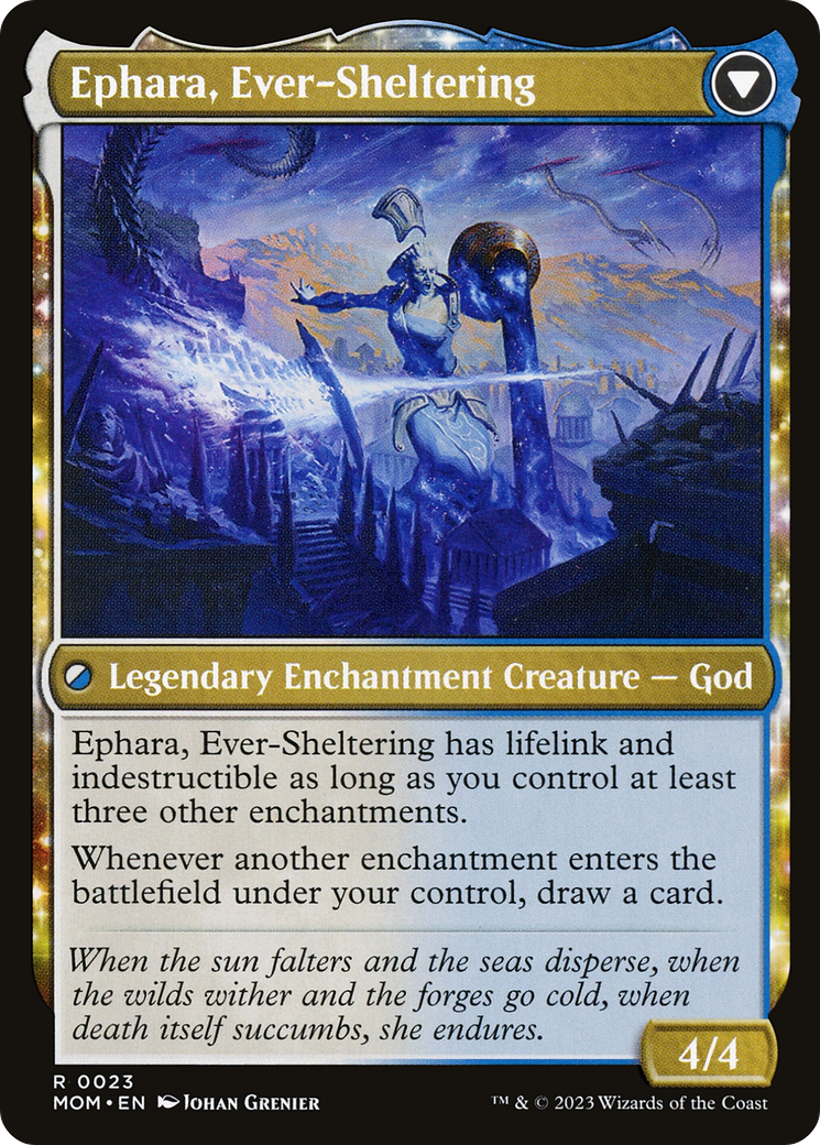 Image of Invasion of Theros (MOM-023) - March of the Machine: (enchantment) Foil