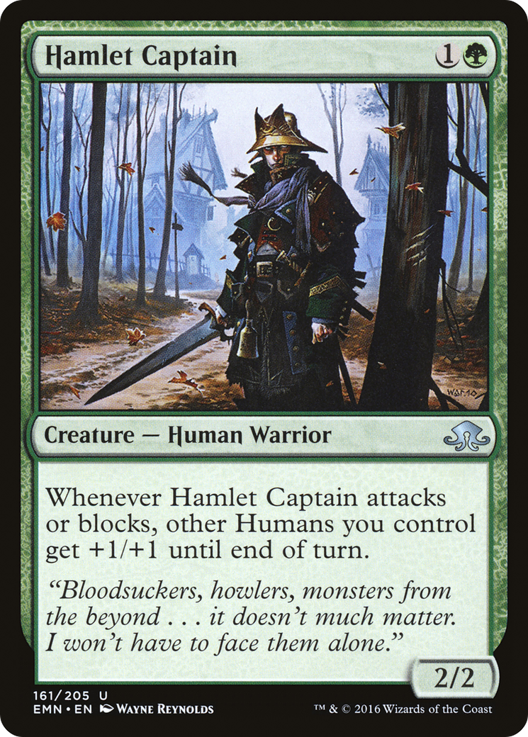 Image of Hamlet Captain (EMN-161) - Eldritch Moon Foil