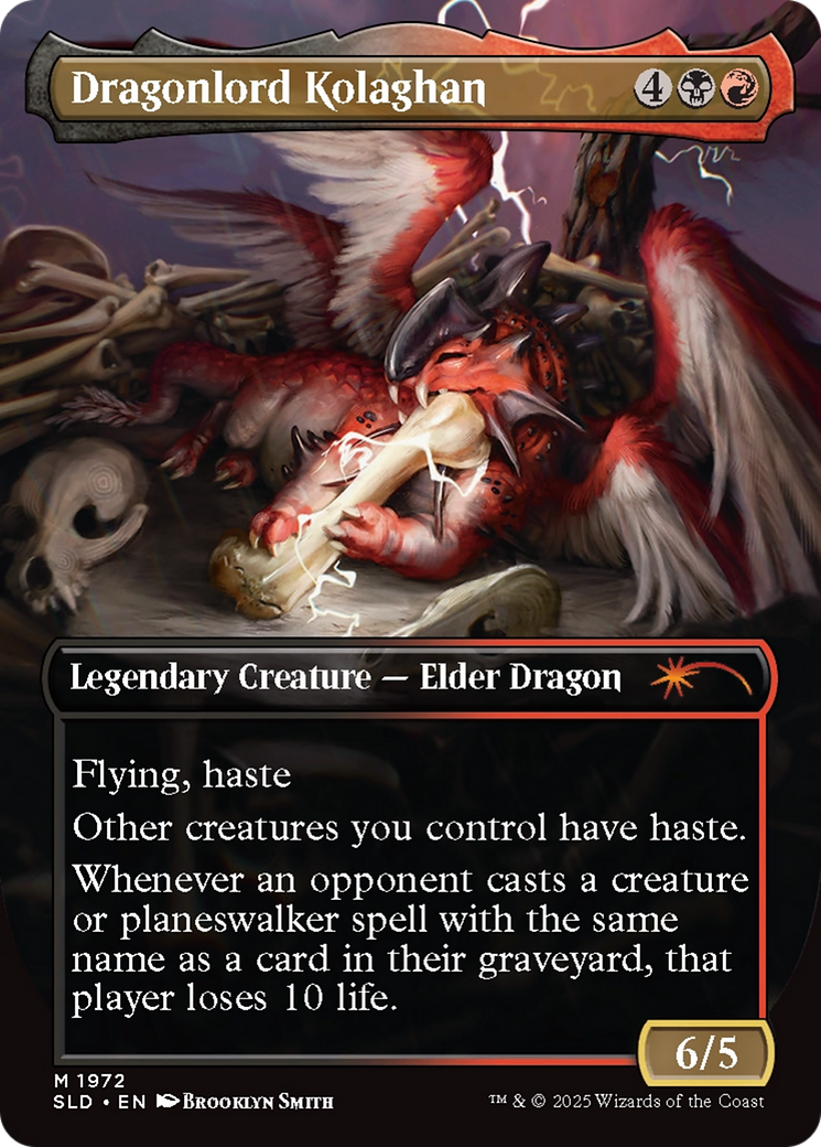 Image of Dragonlord Kolaghan (1972) (SLD-1972) - Secret Lair Drop (Borderless)