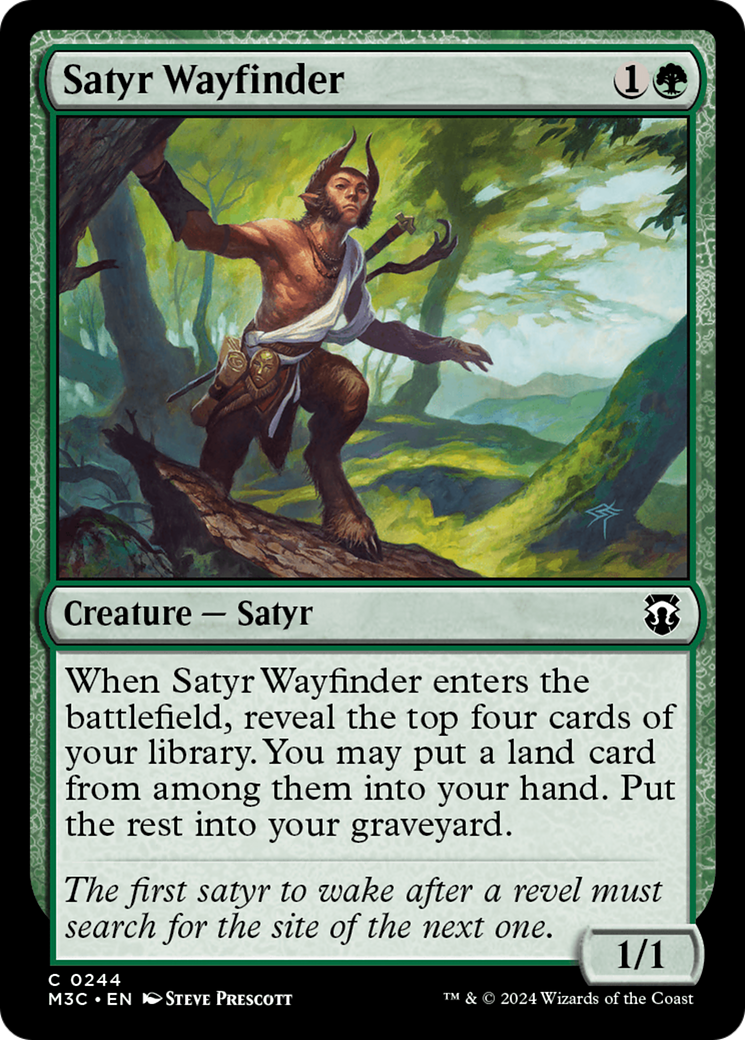Image of Satyr Wayfinder (M3C-244) - Modern Horizons 3 Commander
