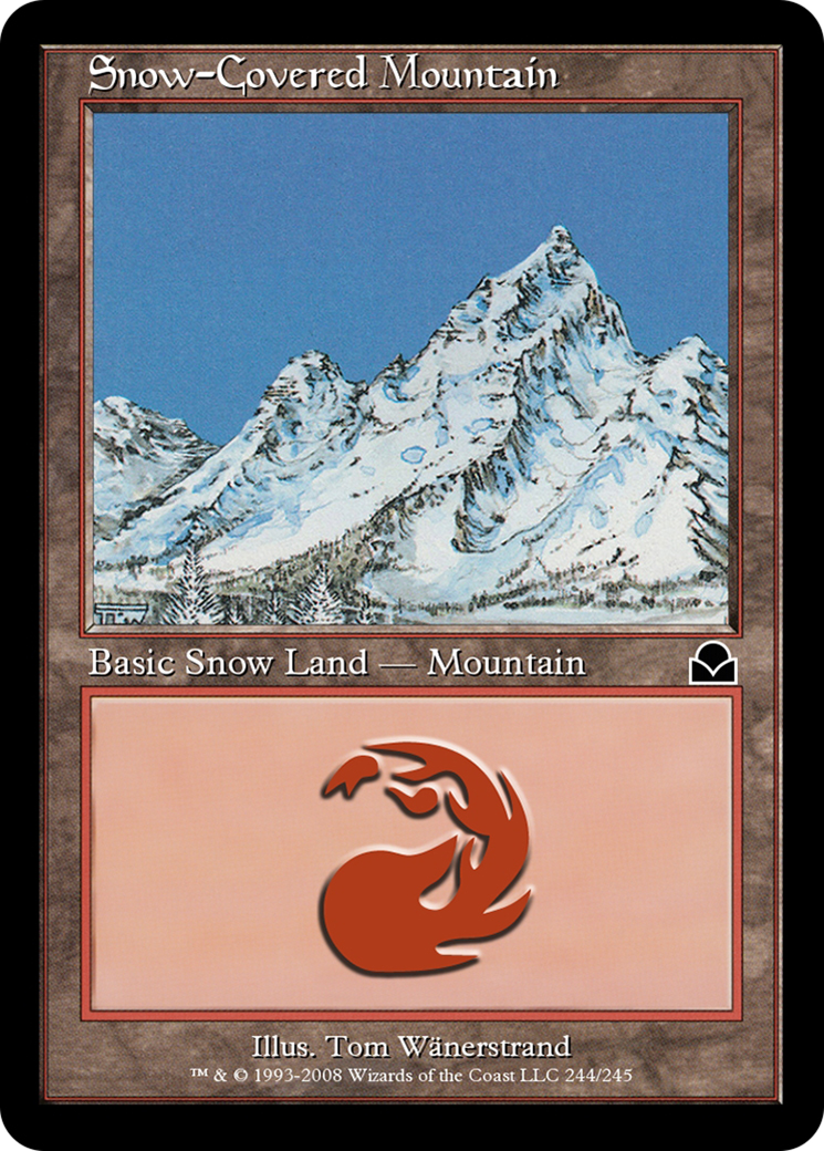 Image of Snow-Covered Mountain (ME2-244) - Masters Edition II Foil