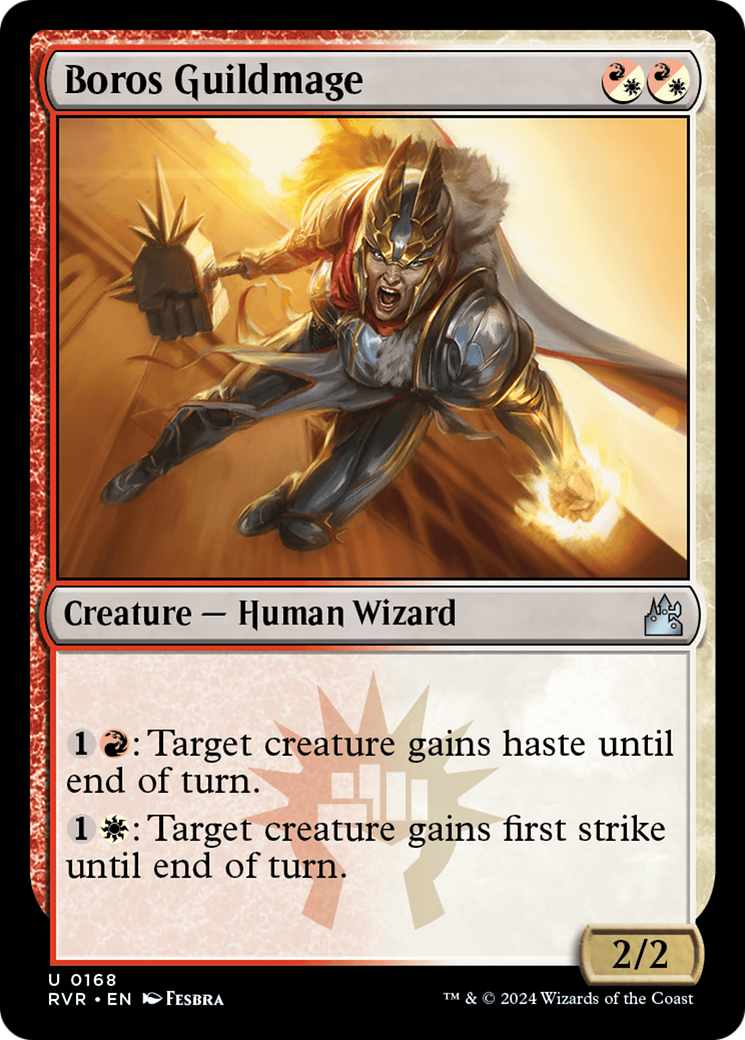 Image of Boros Guildmage (RVR-168) - Ravnica Remastered Foil