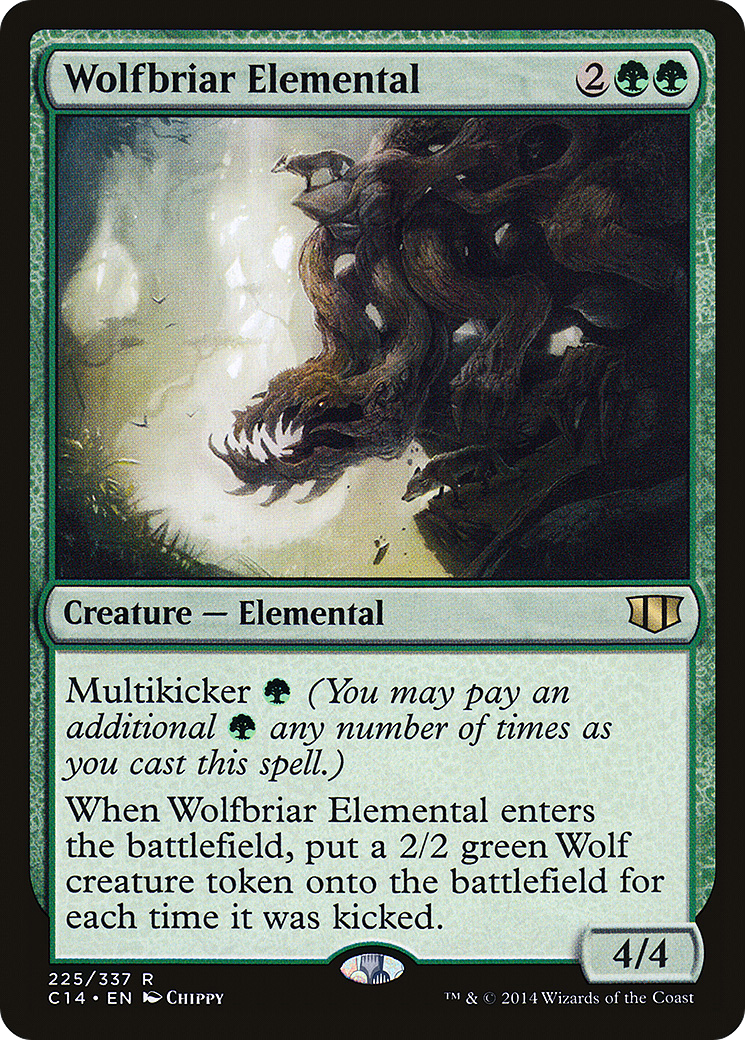Image of Wolfbriar Elemental (C14-225) - Commander 2014