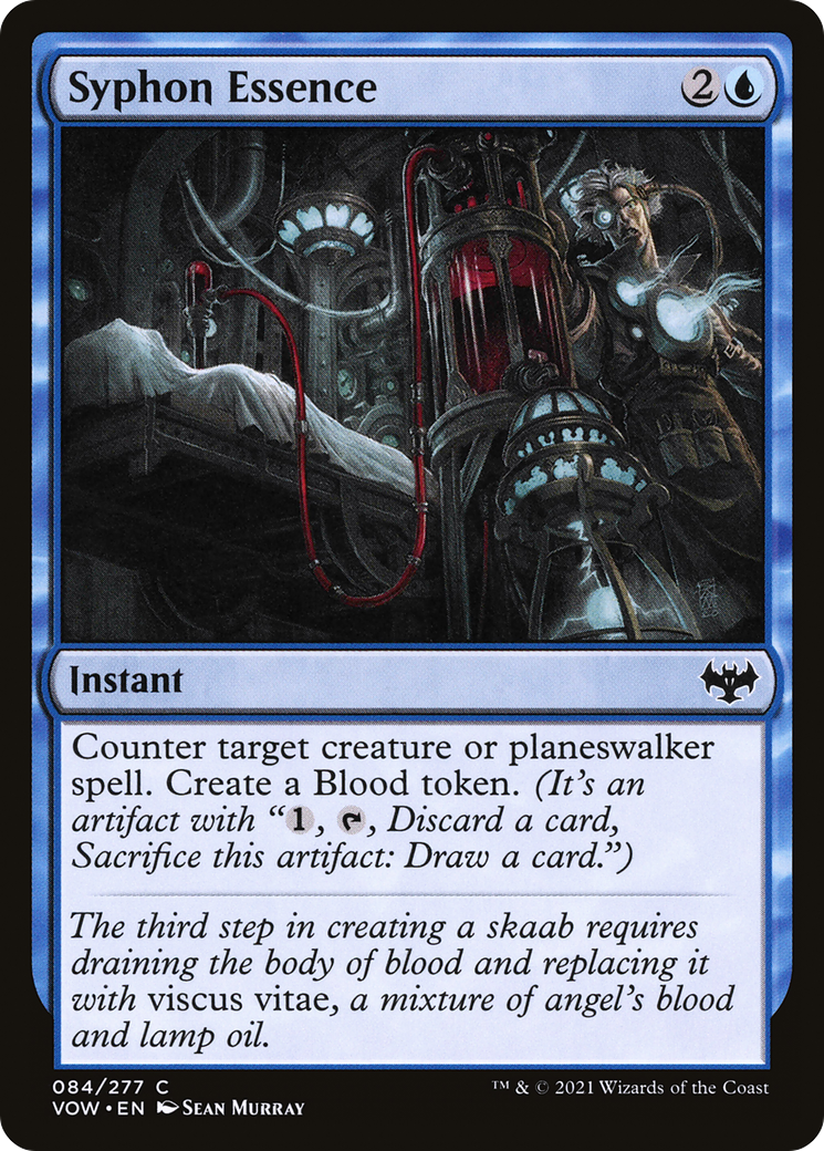 Image of Syphon Essence (VOW-084) - Innistrad: Crimson Vow Foil