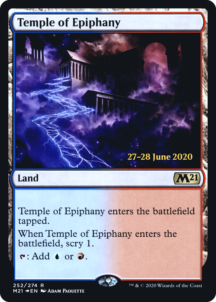 Image of Temple of Epiphany (M21) (PRE-252) - Core Set 2021 Promos Foil
