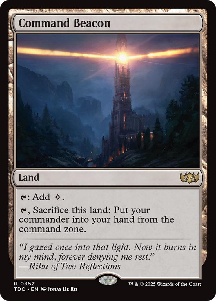 Image of Command Beacon (TDC-352) - Commander: Tarkir: Dragonstorm