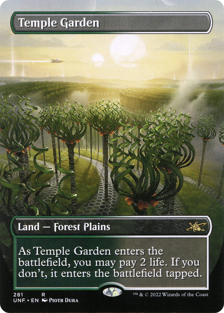 Image of Temple Garden (Borderless) (UNF-281) - Unfinity (Borderless)