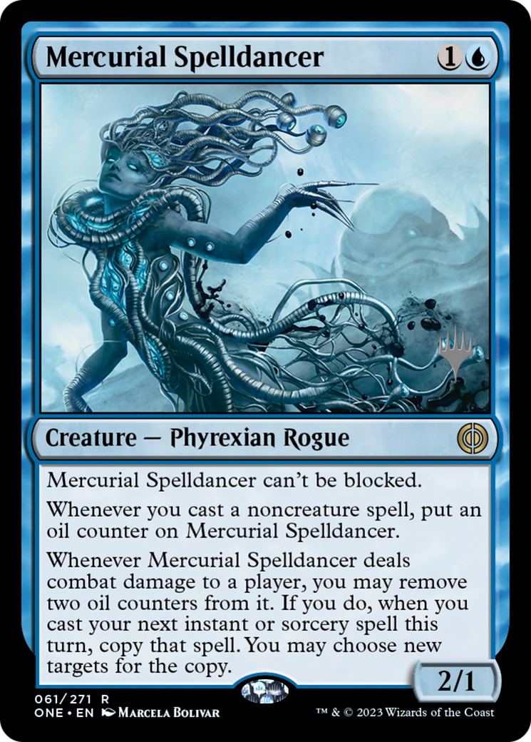 Image of Mercurial Spelldancer (PPONE-061) - Phyrexia: All Will Be One Promos