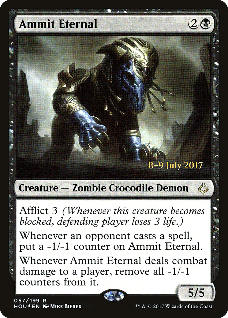 Image of Ammit Eternal (PRE-057) - Hour of Devastation Promos Foil