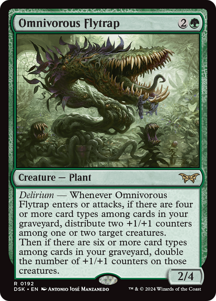 Image of Omnivorous Flytrap (DSK-192) - Duskmourn: House of Horror