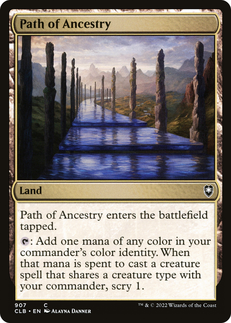 Image of Path of Ancestry (CLB-907) - Commander Legends: Battle for Baldur's Gate
