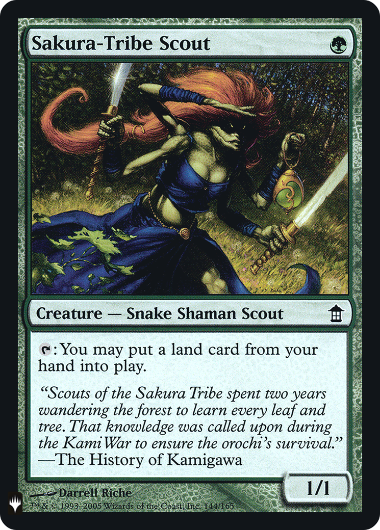 Image of Sakura-Tribe Scout (LIST-144) - The List Foil