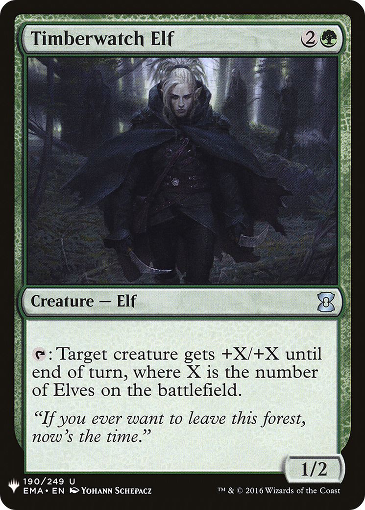 Image of Timberwatch Elf (LIST-190) - The List